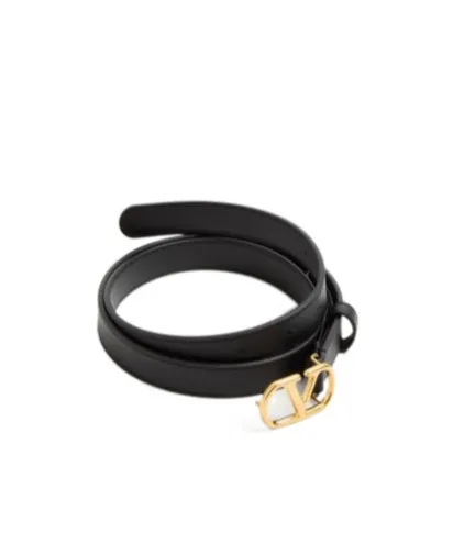 Valentino Garavani Vlogo Plaque Signature Belt