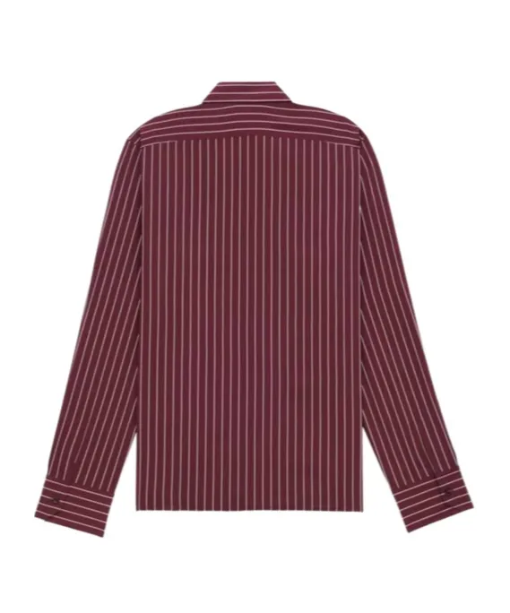 Saint Laurent Striped Button-Up Shirt