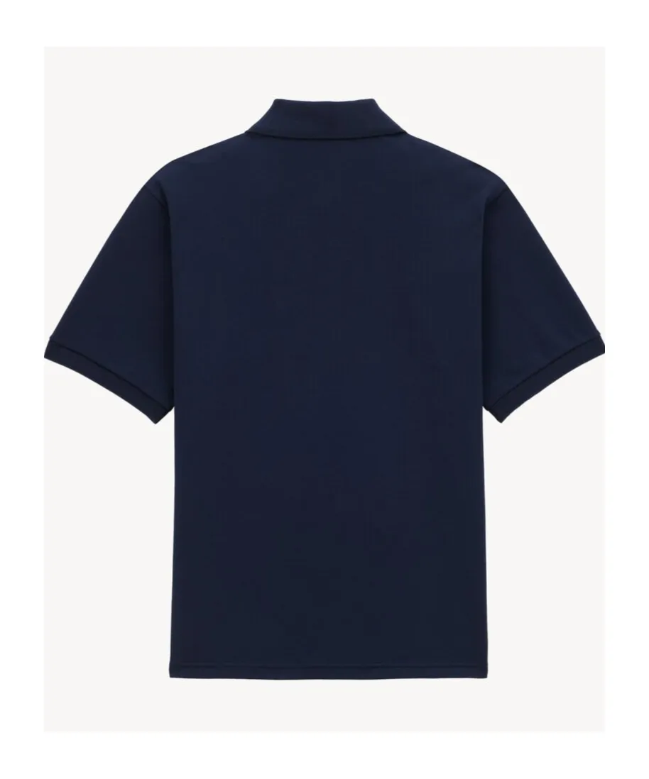Saint Laurent Cassandre Short-Sleeved Polo Shirt