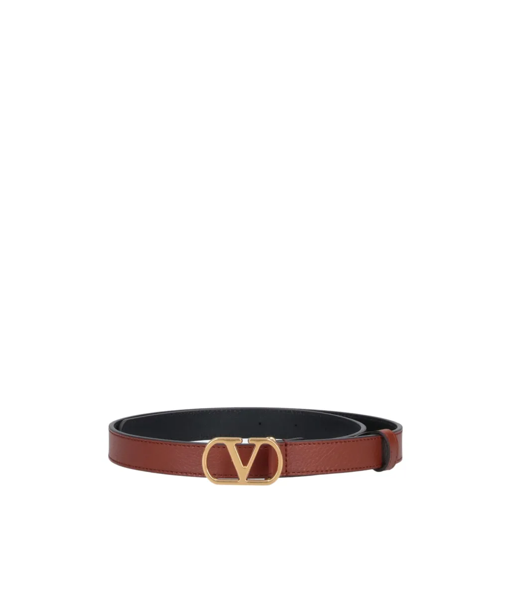 Valentino Vlogo Signature Buckled Belt