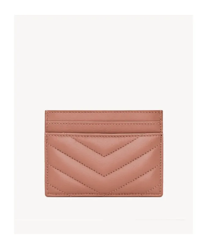 Saint Laurent Cassandre Matelassé Card Case