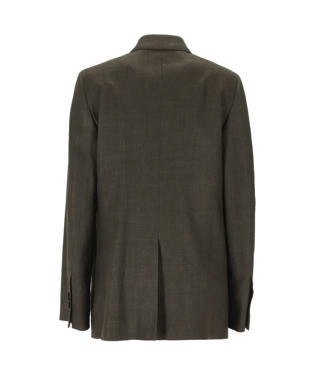 Loro Piana Double-Breasted Tailored Blazer