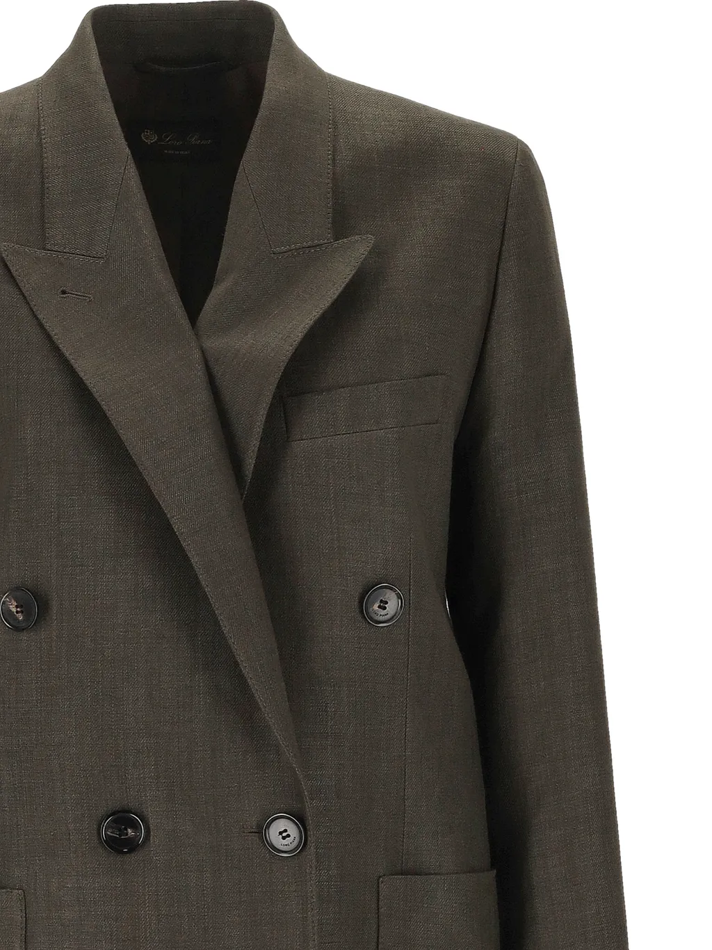 Loro Piana Double-Breasted Tailored Blazer