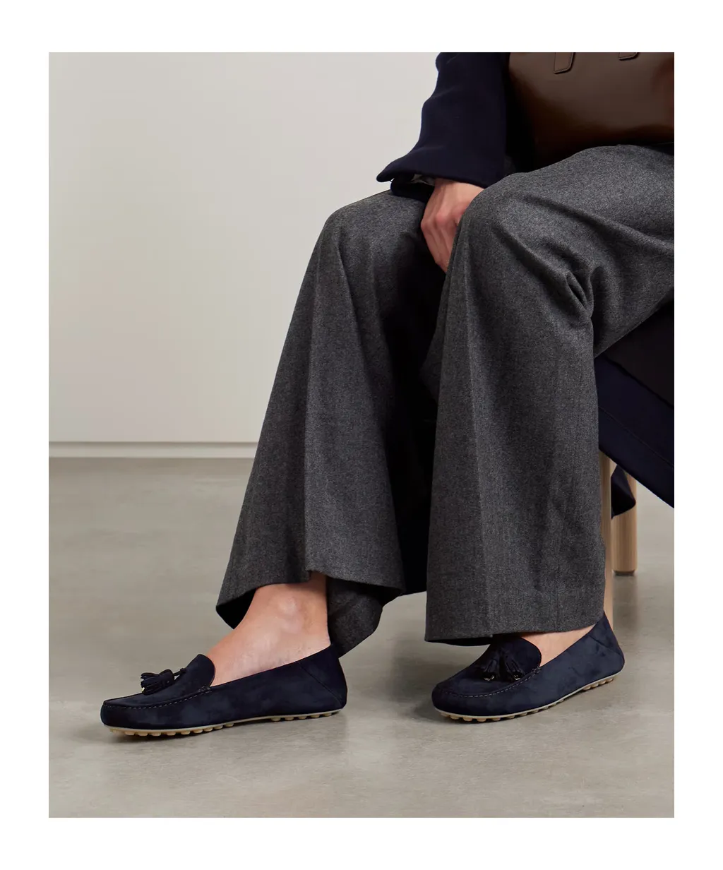 Loro Piana Tassel Detailed Slip-On Loafers