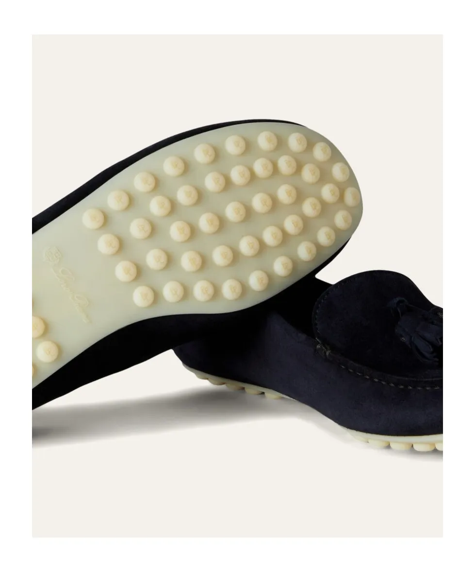 Loro Piana Tassel Detailed Slip-On Loafers