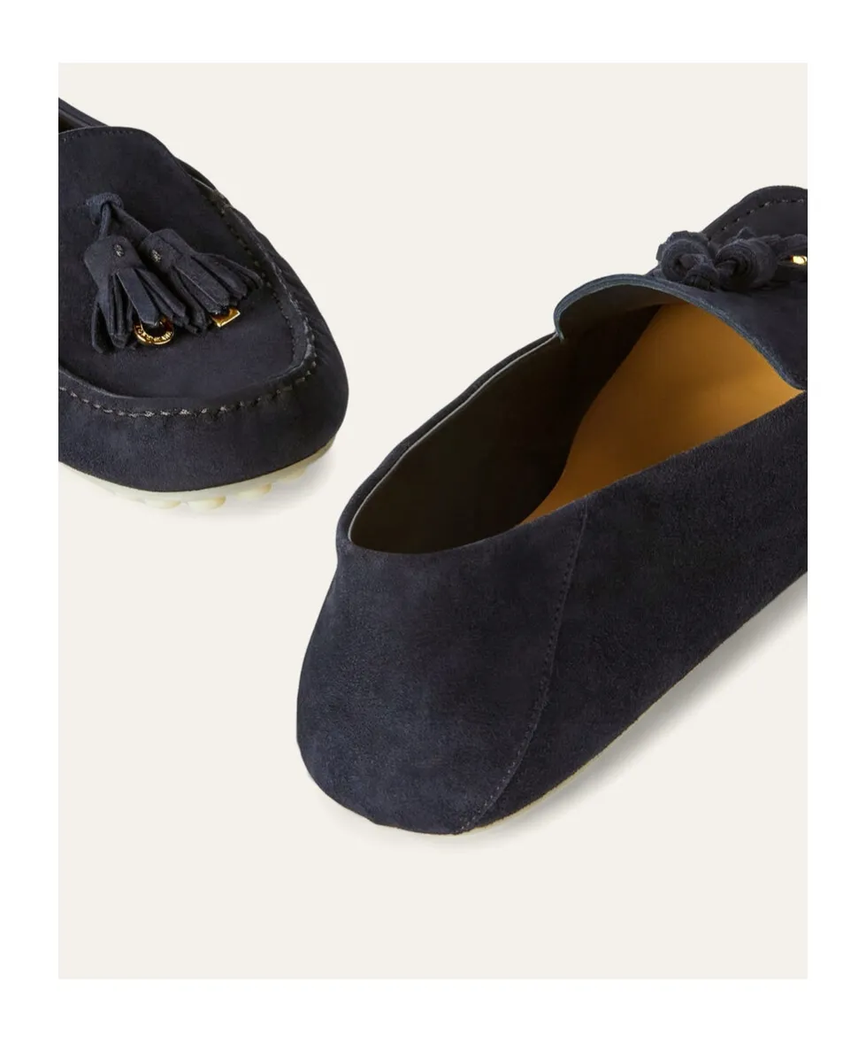 Loro Piana Tassel Detailed Slip-On Loafers