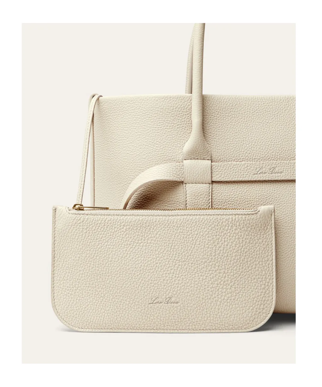Loro Piana Small Ghiera Shopper Bag
