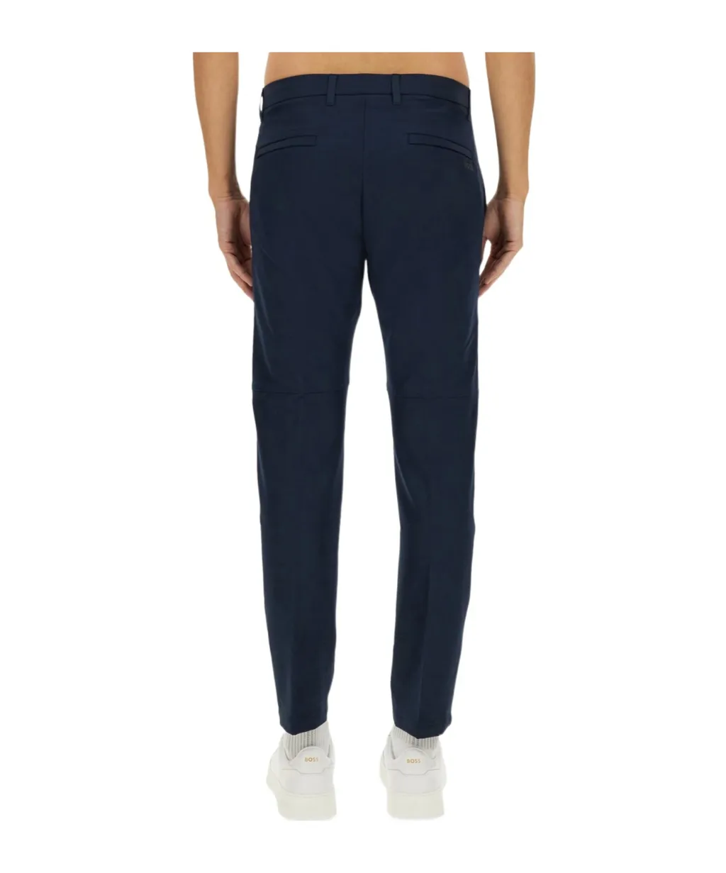 Boss Hugo Boss Mid-Rise Straight-Leg Trousers