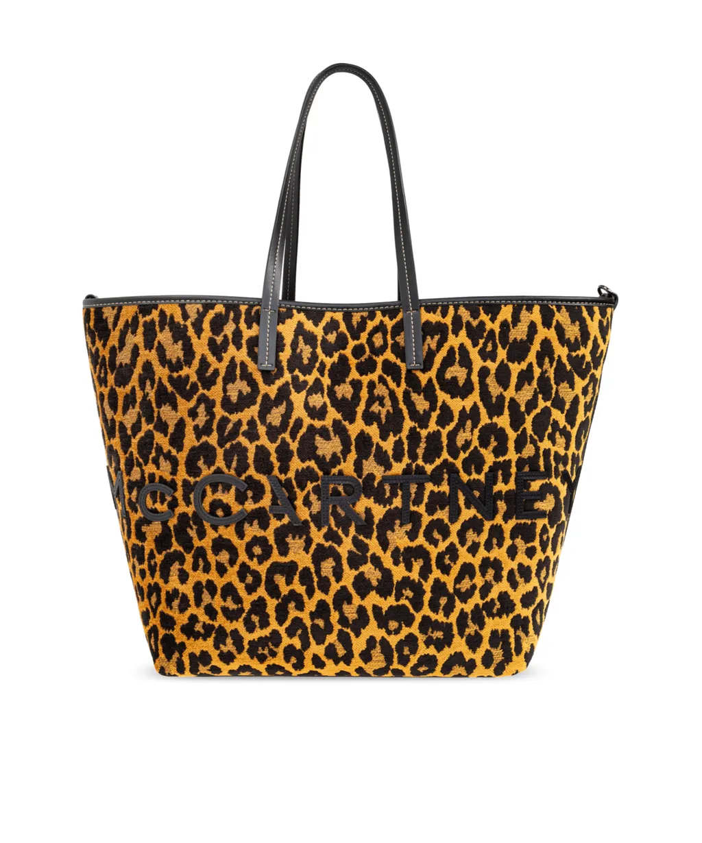 Stella Mccartney Animal Printed Shopper Bag