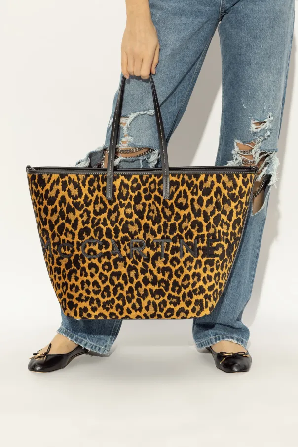 Stella Mccartney Animal Printed Shopper Bag