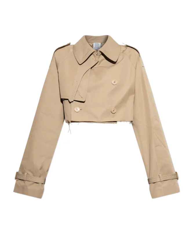 Cropped Trench Jacket