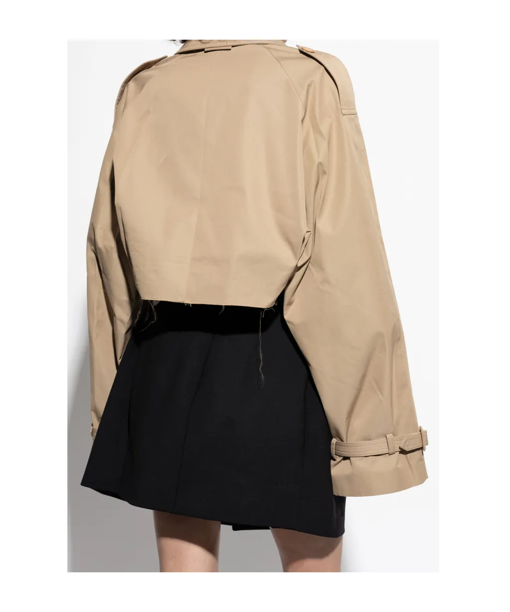 Cropped Trench Jacket