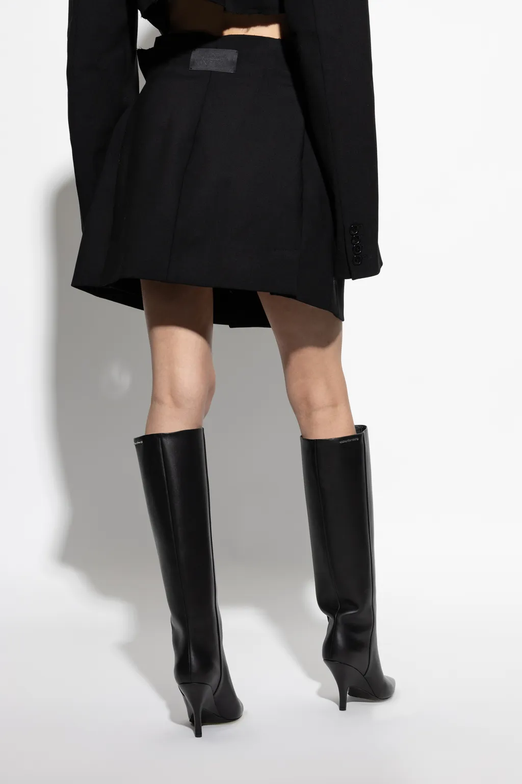 Raw-Cut Mini Skirt