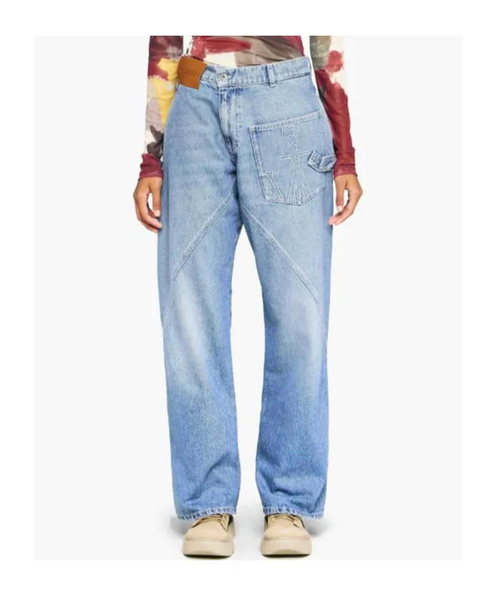 Jw Anderson Twisted Workwear Denim Jeans
