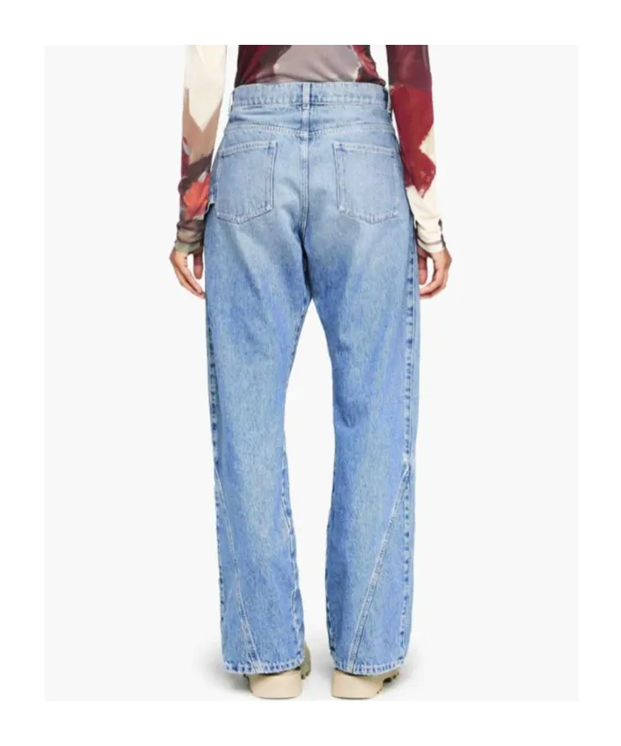 Jw Anderson Twisted Workwear Denim Jeans