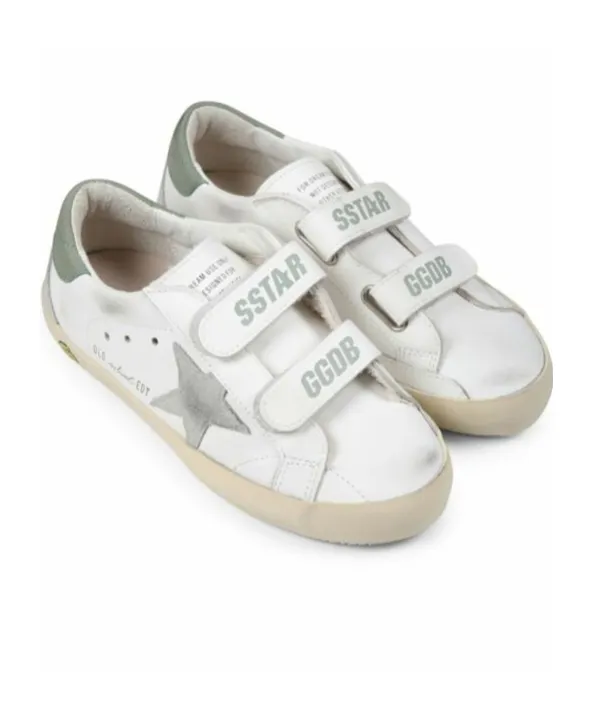 Golden Goose Kids Old School Touch Strap Sneakers