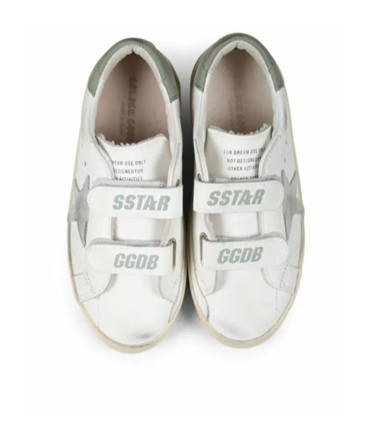 Golden Goose Kids Old School Touch Strap Sneakers