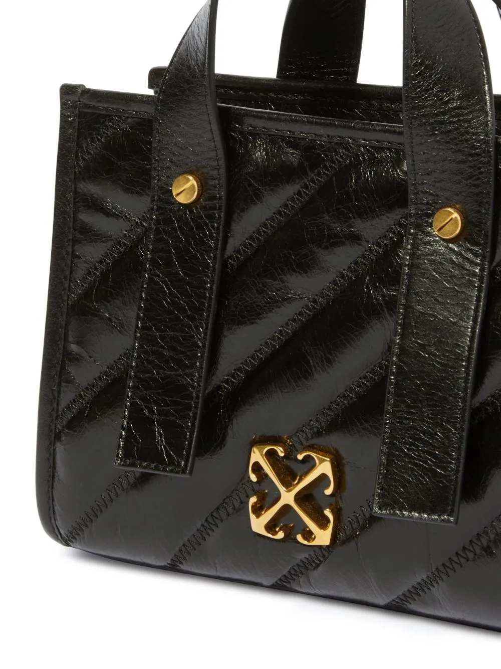 Off-White Quilted Tote Bag