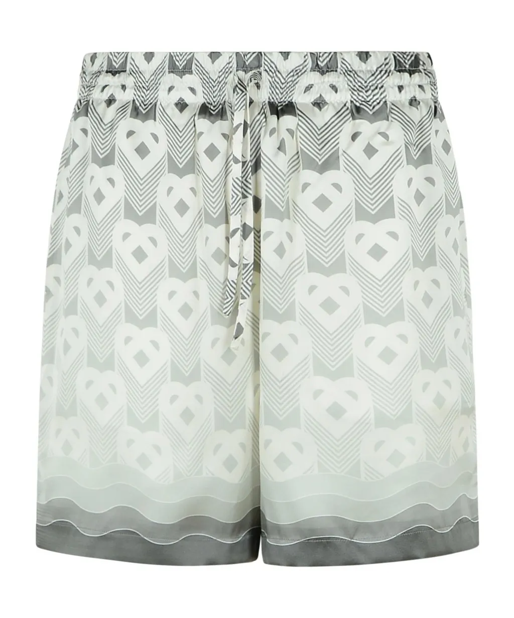 Casablanca Gradient Heart Monogram Shorts
