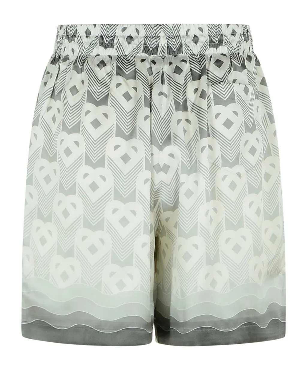 Casablanca Gradient Heart Monogram Shorts