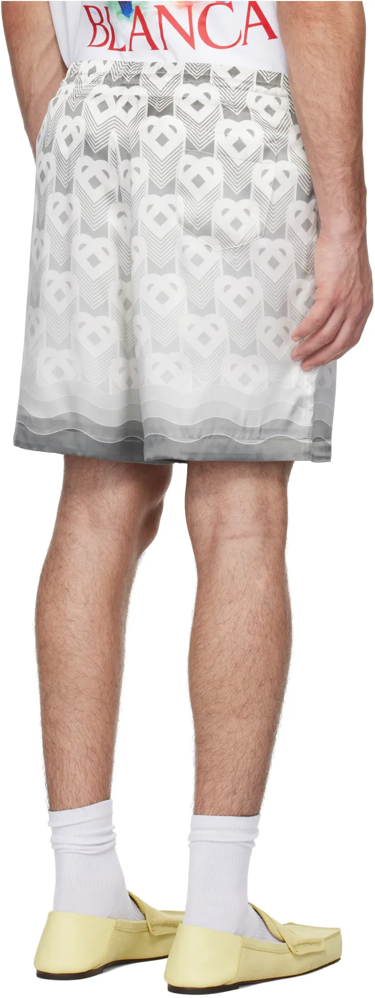 Casablanca Gradient Heart Monogram Shorts
