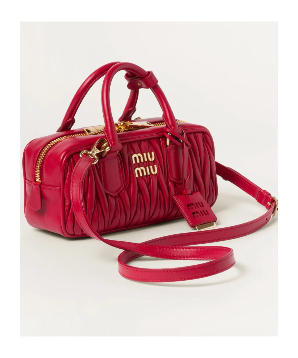 Miu Miu Matelassé Leather Handbag