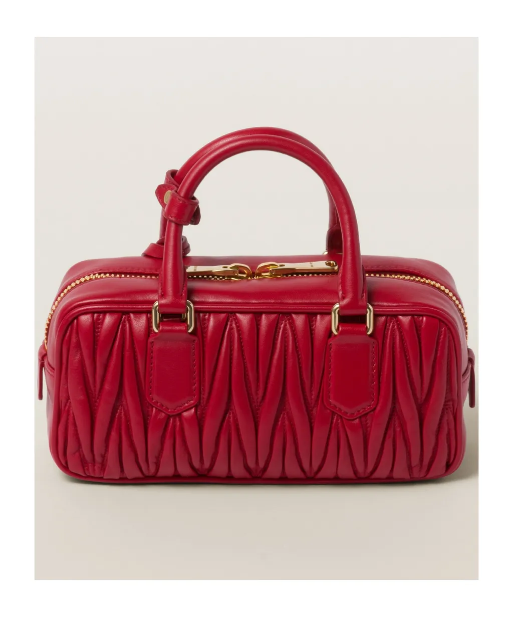 Miu Miu Matelassé Leather Handbag