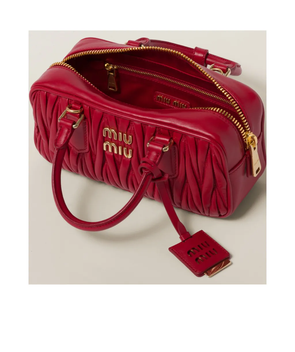 Miu Miu Matelassé Leather Handbag