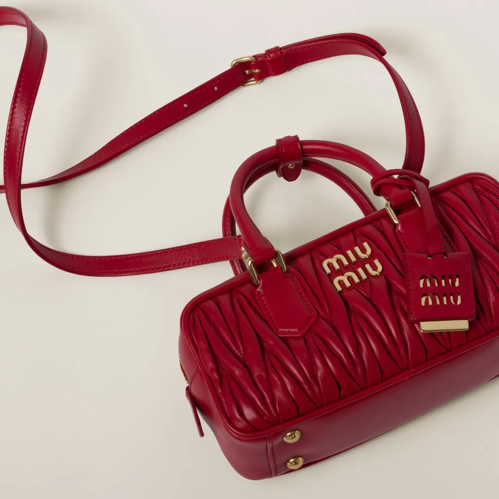 Miu Miu Matelassé Leather Handbag