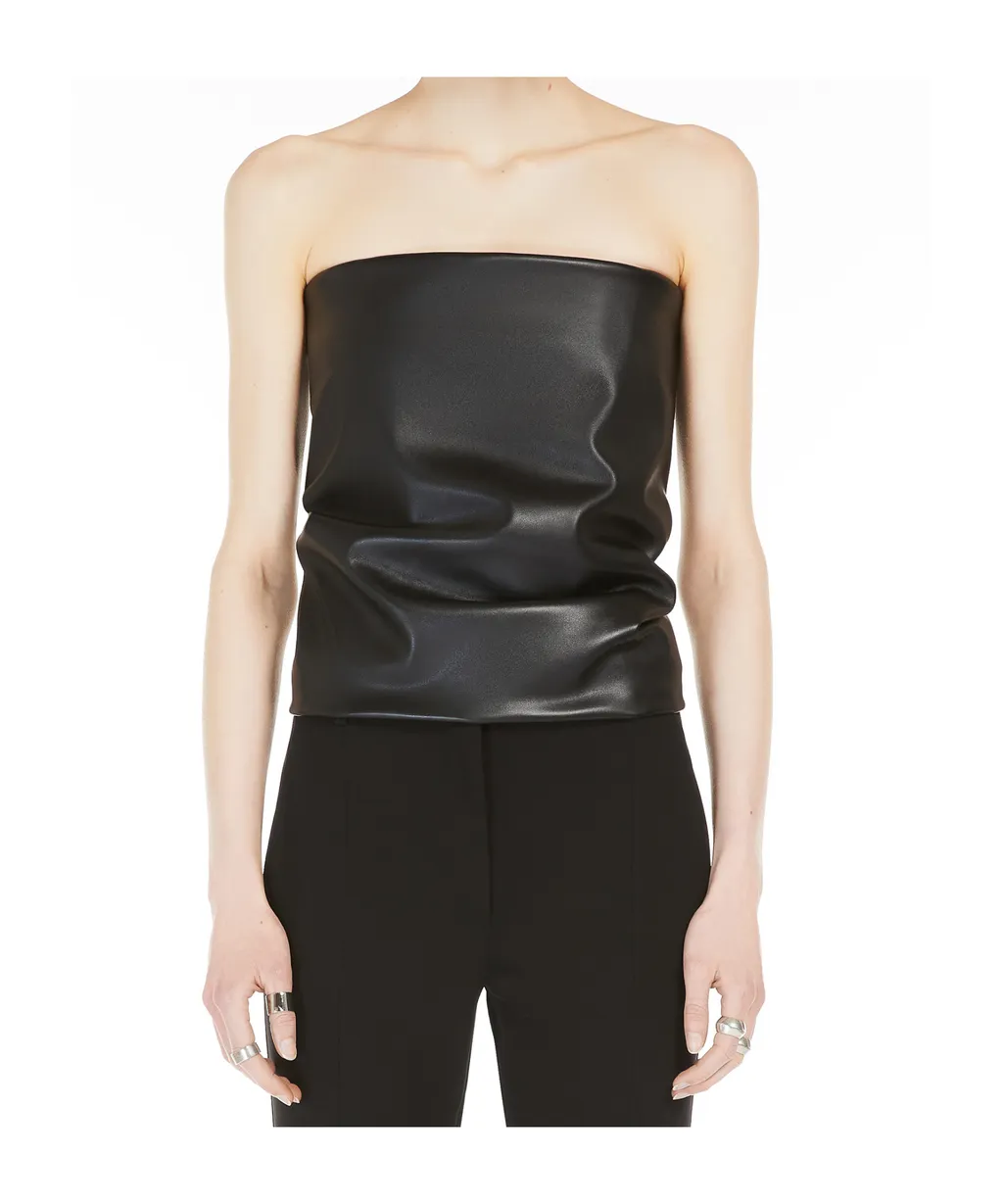 Sportmax Lindsey Gathered Sleeveless Top