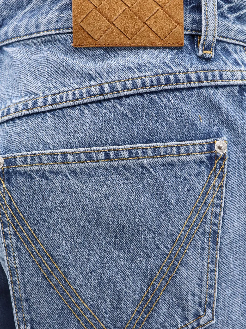 Bottega Veneta Vintage Turned Up Jeans