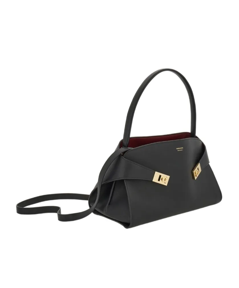 Ferragamo Hug Zipped Small Shoulder Bag