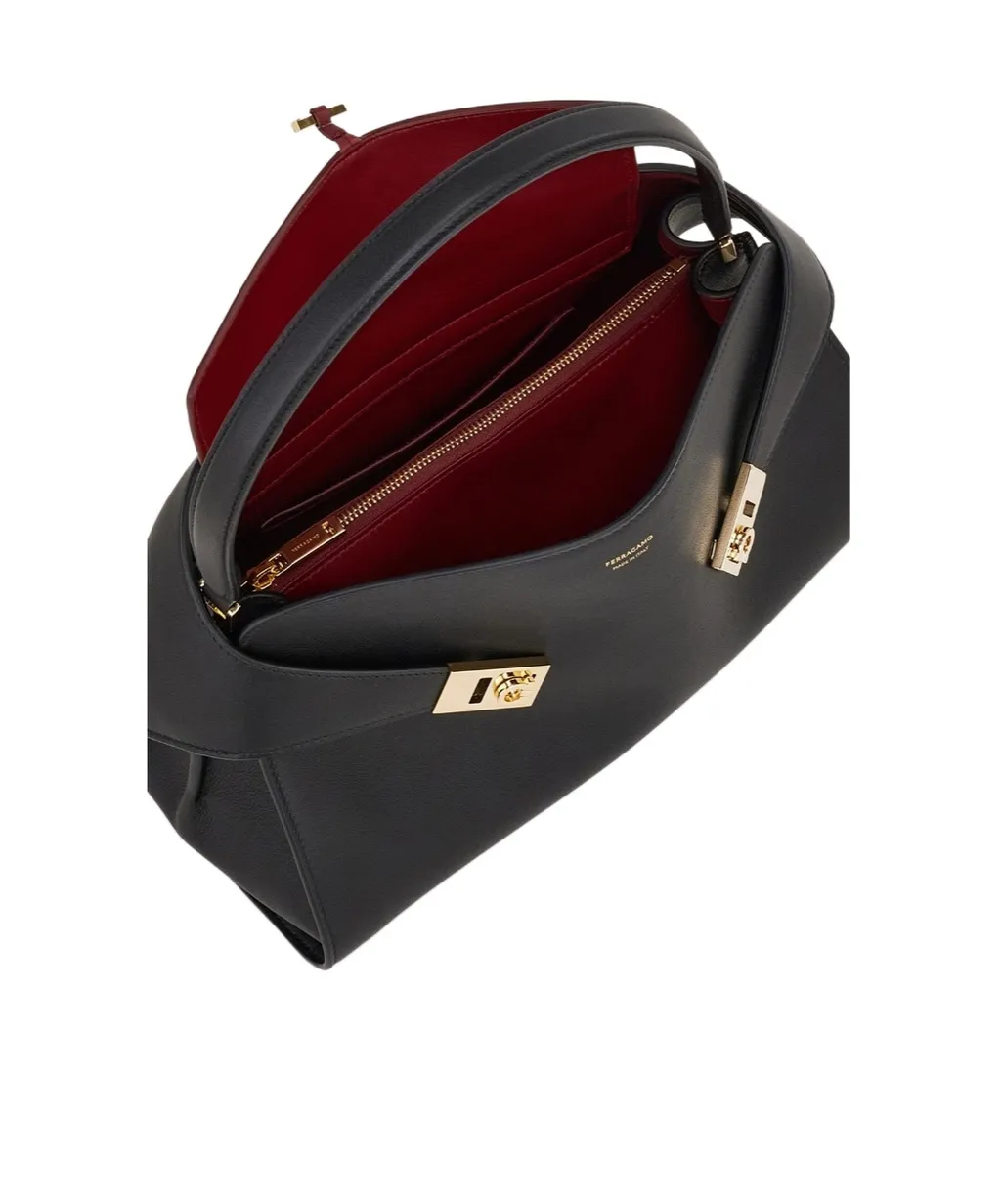 Ferragamo Hug Zipped Small Shoulder Bag