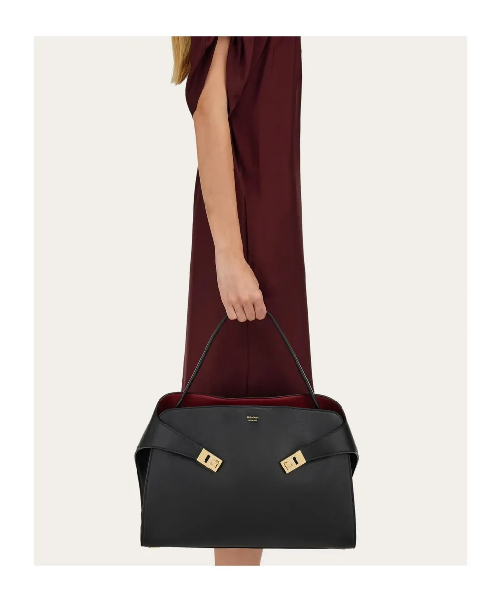 Ferragamo Hug Zipped Small Shoulder Bag