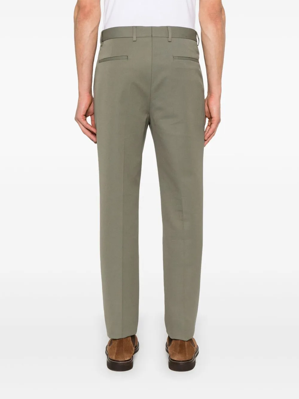Pleated Tapered Trousers