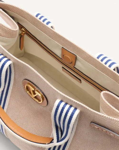 Valentino Antibes Logo Plaque Large Top Handle Bag