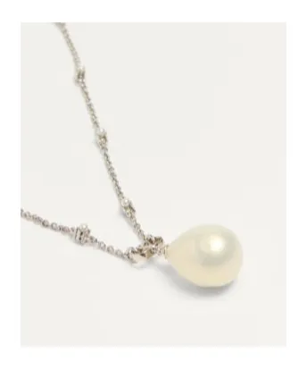 Valentino Vlogo Plaque Embellished Necklace