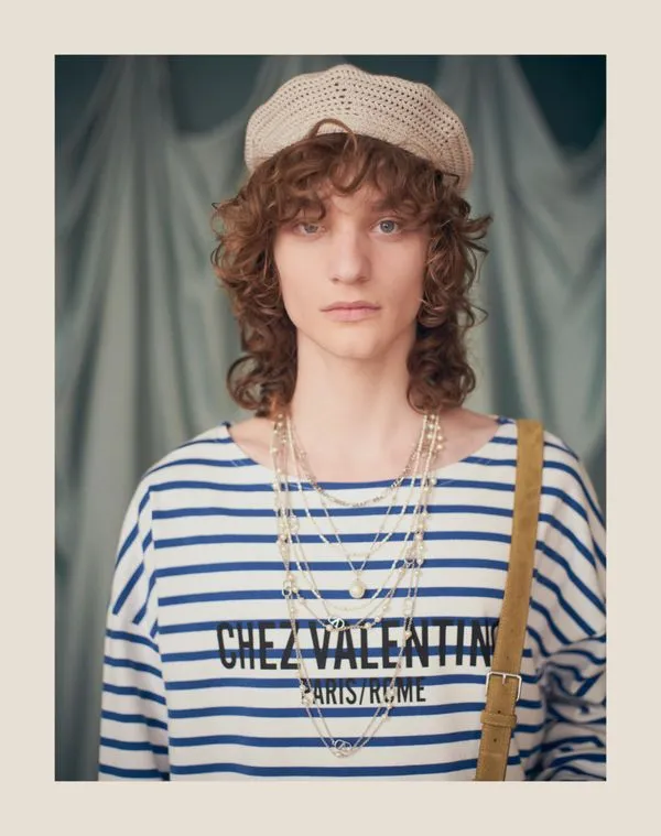 Valentino Vlogo Plaque Embellished Necklace