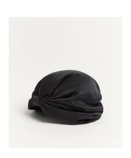Valentino Logo Plaque Draped Turban