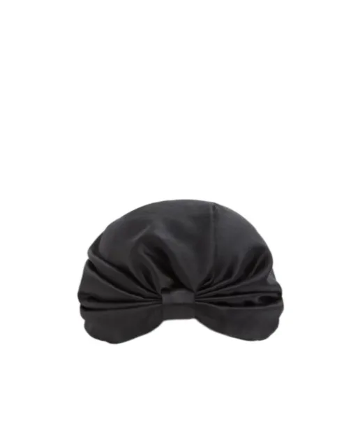 Valentino Logo Plaque Draped Turban