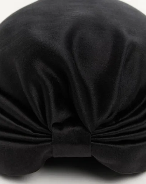 Valentino Logo Plaque Draped Turban