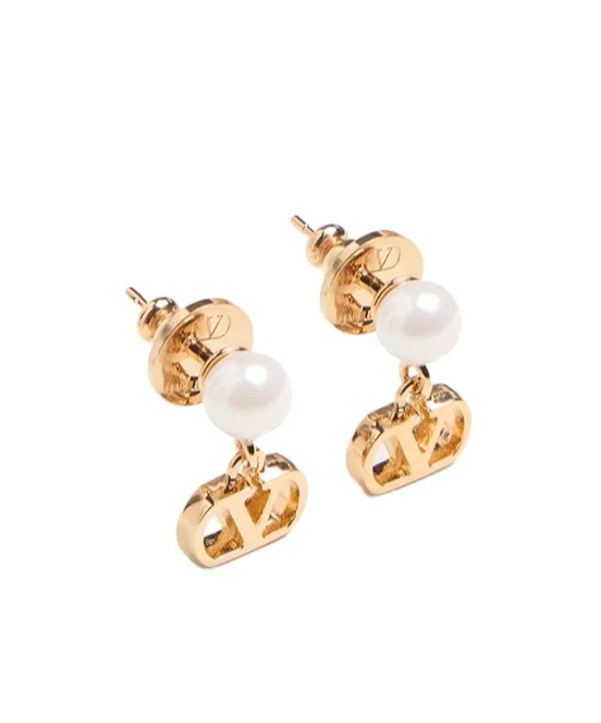 Valentino Vlogo Signature Embellished Earrings
