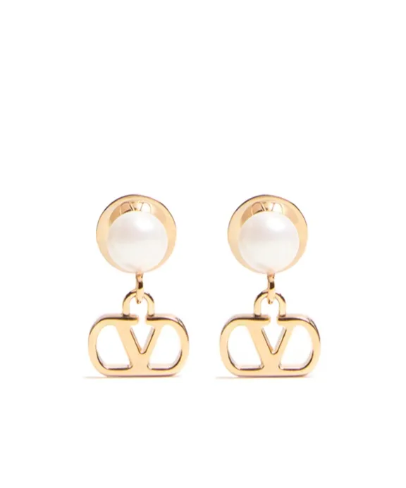Valentino Vlogo Signature Embellished Earrings