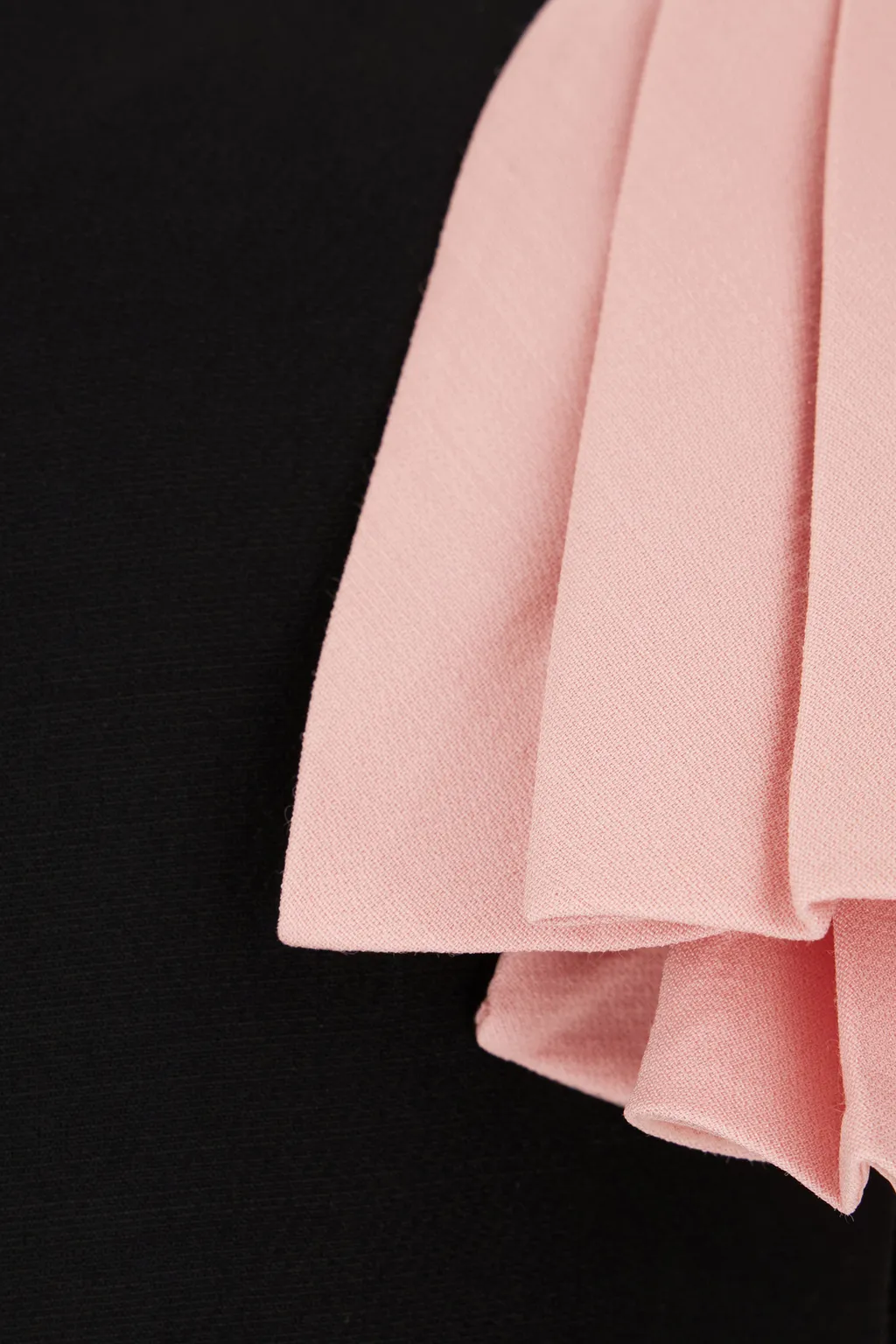 Valentino Crepe Couture Flared Hem Mini Dress