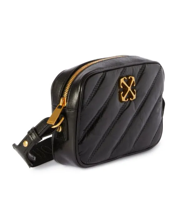 Off-White Quilted Camera Bag