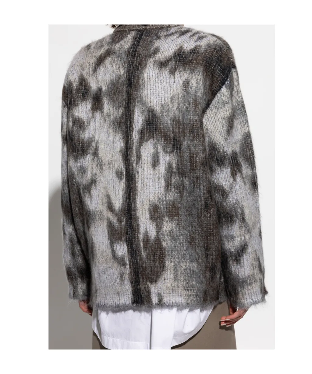 The Attico Crewneck Mohair Finish Sweater
