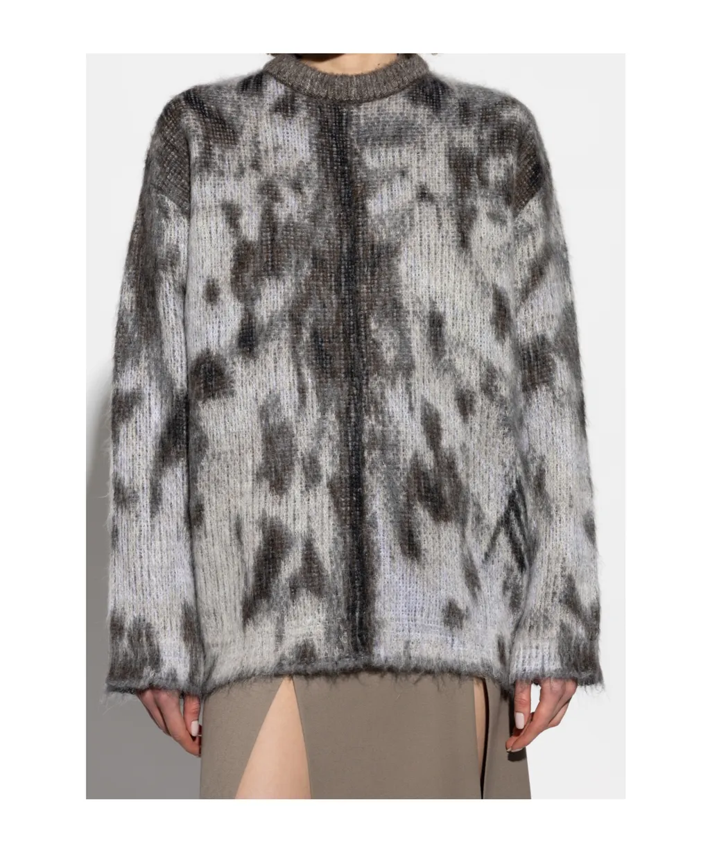 The Attico Crewneck Mohair Finish Sweater