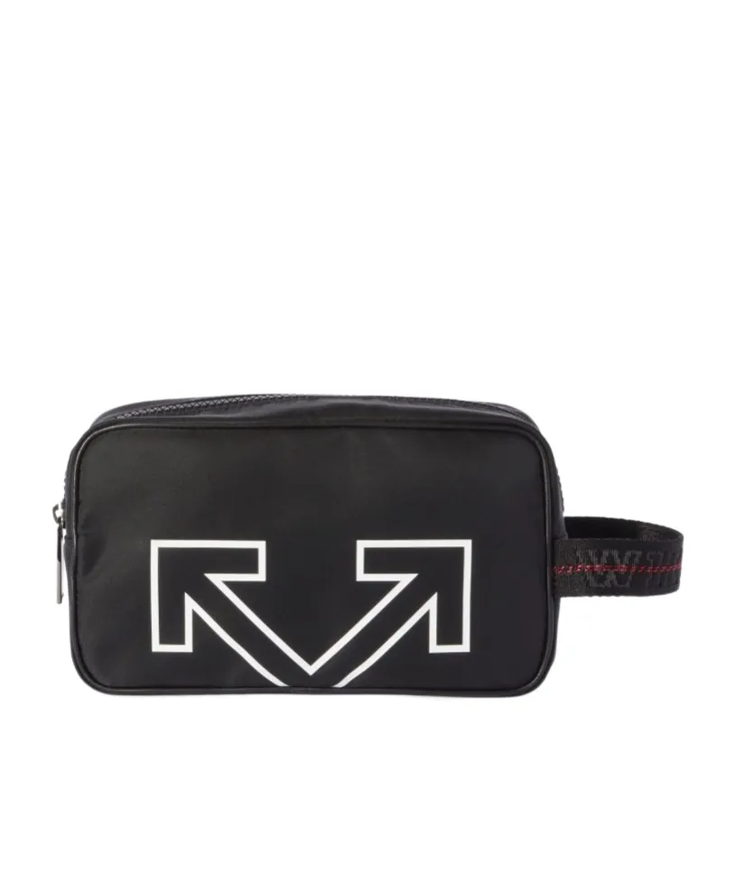 Off-White Heritage Zip-Up Wash Bag