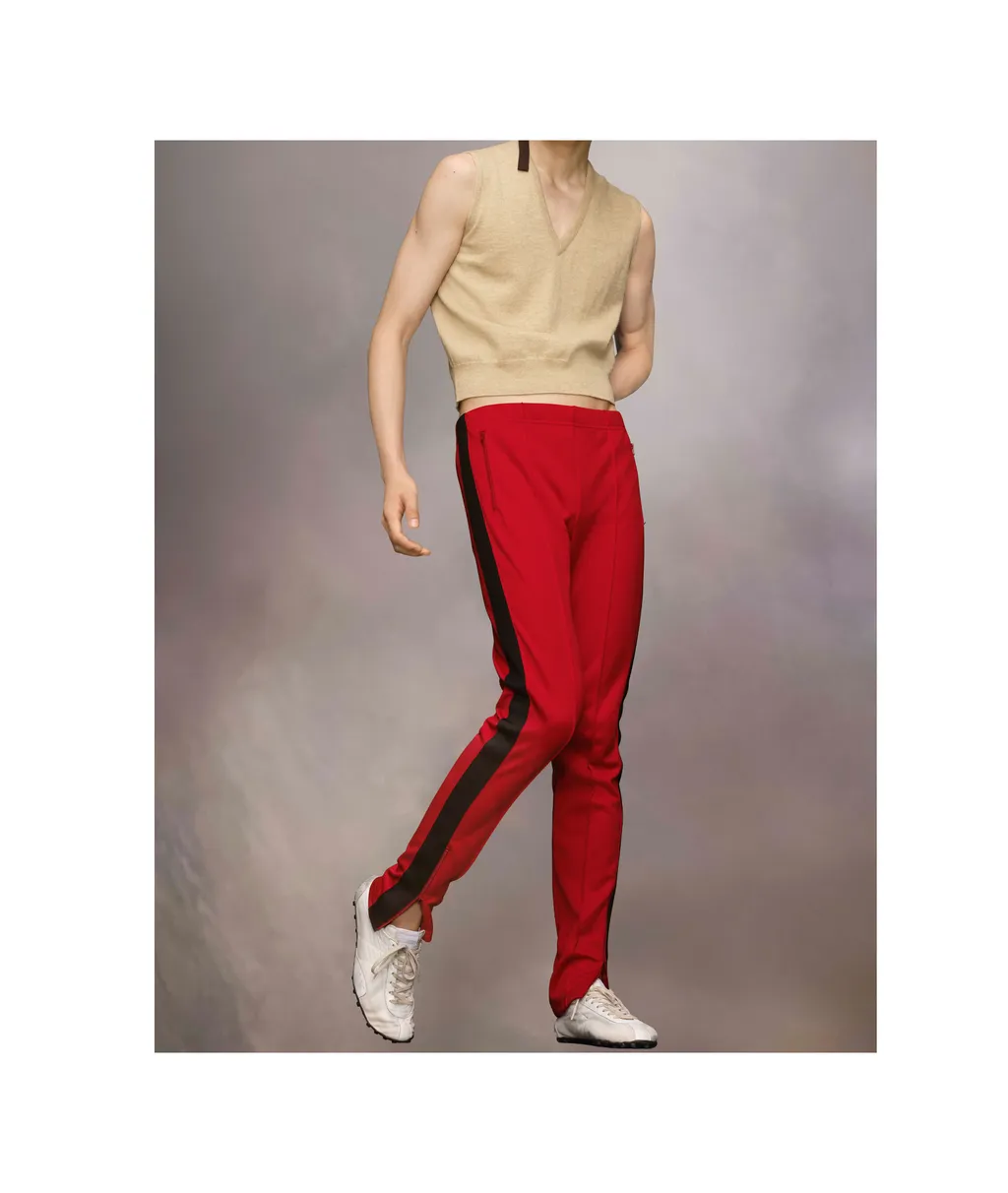Maison Margiela Side-Stripe Slim-Cut Track Pants