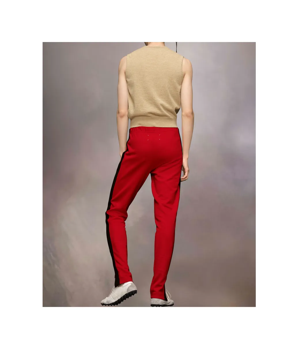 Maison Margiela Side-Stripe Slim-Cut Track Pants